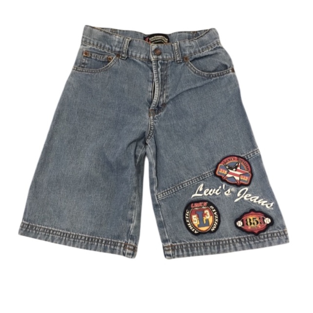Levi’s Strauss Team-sport Division Jean Denim Jorts Shorts Sz 7